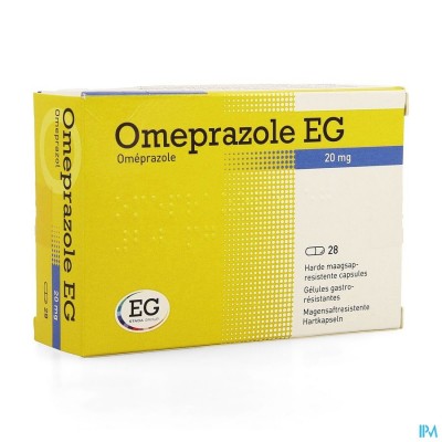 Omeprazole EG 20Mg Caps Maagsapresist Blis 28X20Mg