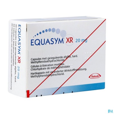 Equasym Xr 20mg Caps Gereguleerde Afgifte 30