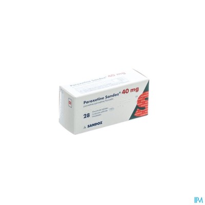 Paroxetine 40mg Sandoz Comp 28 X 40mg