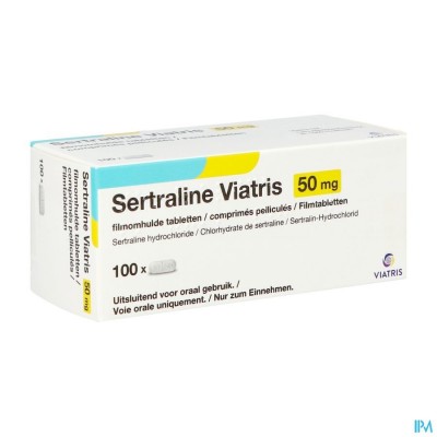 Sertraline Viatris 50mg Tabl 100