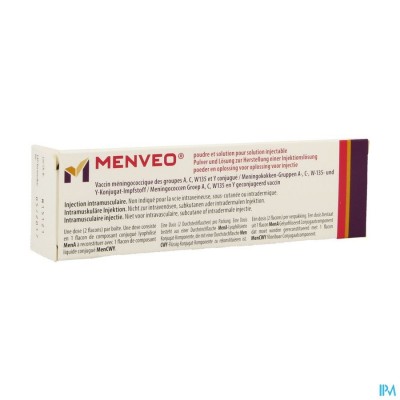 MENVEO PDR+SOL PR SOL INJ 2 FL+ 1 VOORGEV SPUIT 1D