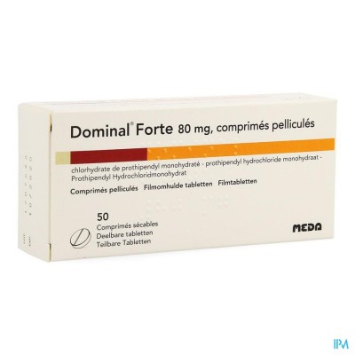 Dominal Forte Deelbare Tabl 50x80mg