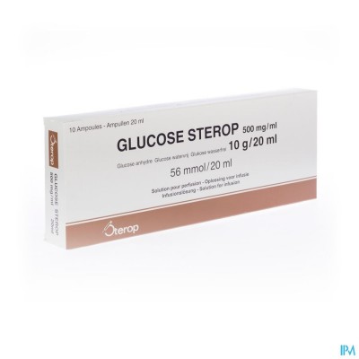 Glucose 50 % Sterop 10g/20ml 10