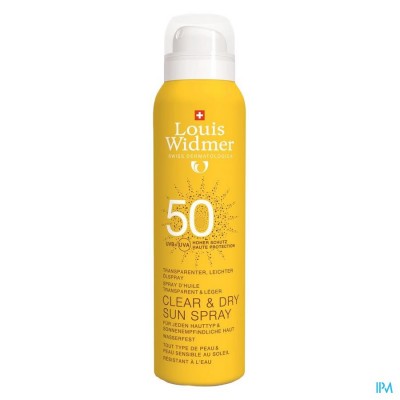 Widmer Sun Clear & Dry N/parf Spray 200ml
