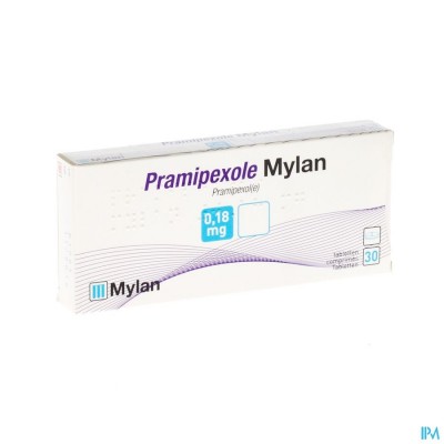 Pramipexole Viatris 0,18mg Tabl 30