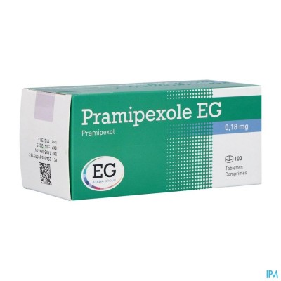 Pramipexole EG 0,18Mg Tabl 100X0,18Mg