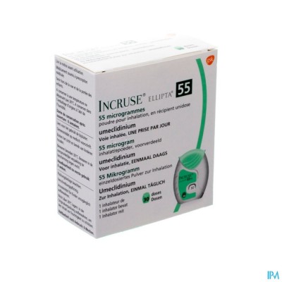 Incruse Ellipta 55mcg Pdr Inhalatie 1x30 Dosissen