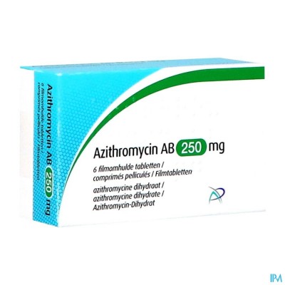 Azithromycin Ab 250mg Filmomh Tabl 6 X 250mg