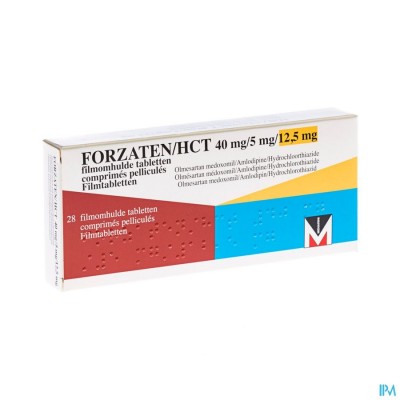 Forzaten/hct 40mg/ 5mg/12,5mg Filmomh Tabl 28