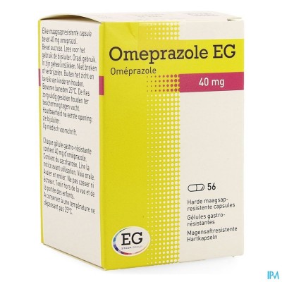 Omeprazole EG 40 Mg Maagsapresist Caps Pot 56X40Mg