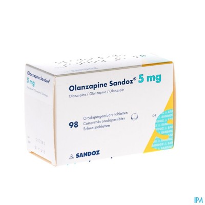 Olanzapine 5mg Sandoz Orodisp Tabl 98