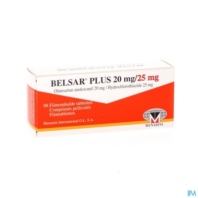 Belsar Plus 20mg/25mg Filmomh Tabl 98