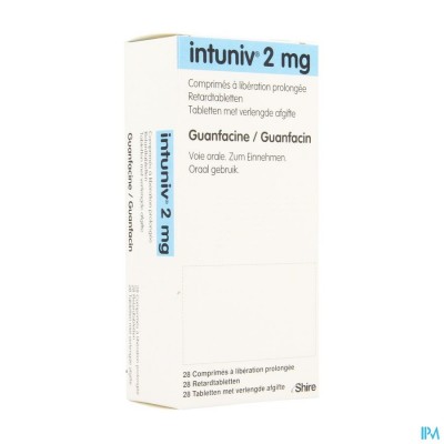 Intuniv 2mg Verlengde Afgifte Comp 28 X 2mg