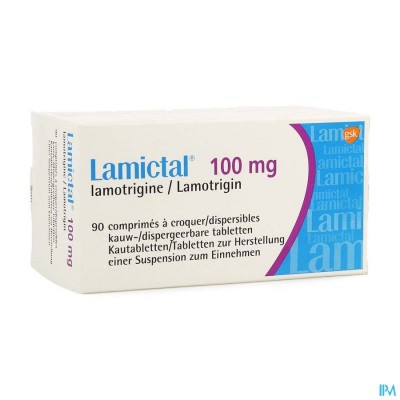 Lamictal Disp Tabl 90x100mg