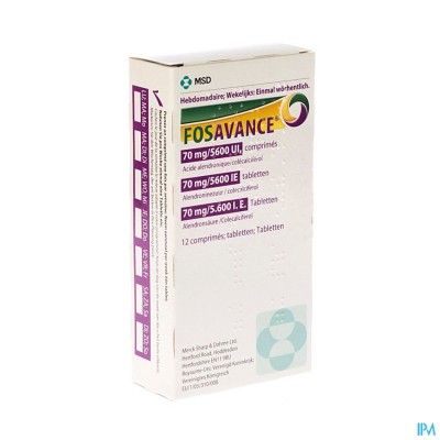 Fosavance Tabl 12 - 70mg /5600 Ui