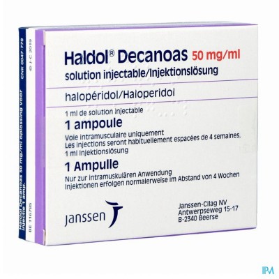 Haldol Decanoas Amp 1 X 1ml/50mg/ml
