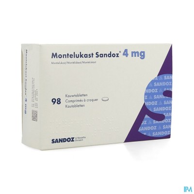 Montelukast Sandoz Kauwtabletten 98 X 4mg