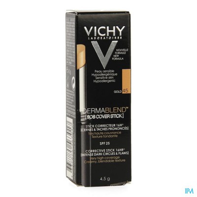 VICHY DERMABLEND SOS COVER 45 STICK 14H FDT 4,5G