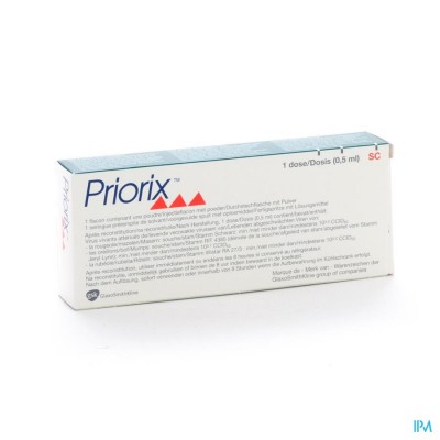 Priorix 1 Dos Inj + Solv Sc/im 0,5ml