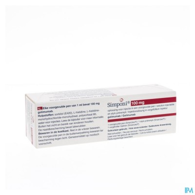 Simponi 100mg Voorgevulde Pen Smartject