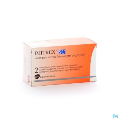 Imitrex Sc Patroon 2x6mg/0,5ml