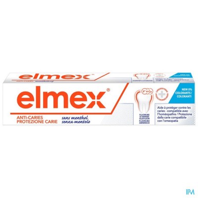 Elmex Anti-caries Z/menthol Dentifrice Tube 75ml
