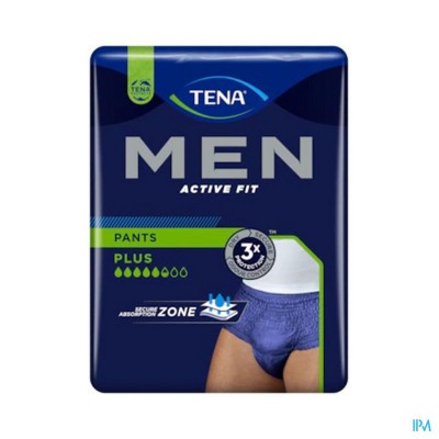 Tena Men Active Fit Pants Plus Blauw l/xl10 772610