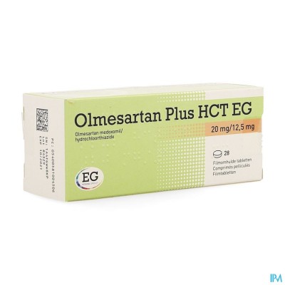 Olmesartan Plus Hct EG 20Mg/12,5Mg Filmomh Tabl 28