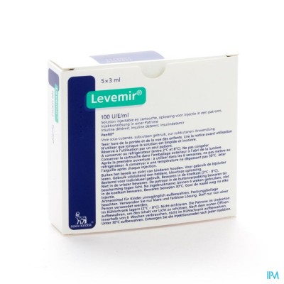Levemir Penfill 5x3ml 100 U/ml