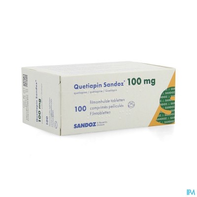 Quetiapin Sandoz Filmomh Tabl 100 X 100mg