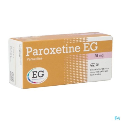 Paroxetine EG         Filmomh Tabl 28X20Mg Blister