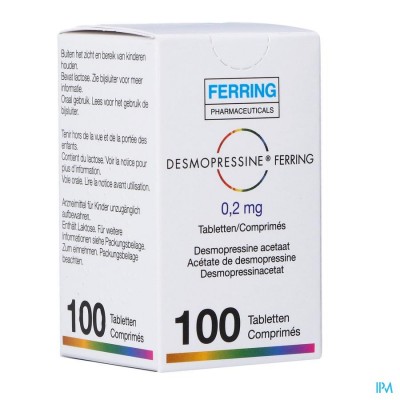 Desmopressine Ferring Tabl 100 X 0,2mg