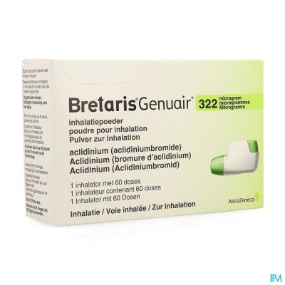 Bretaris Genuair 322mcg Inhal Poeder 1x60 Doses