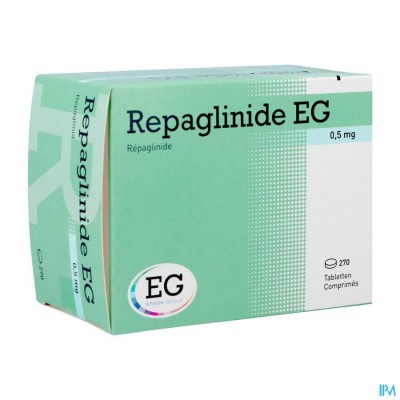 Repaglinide EG 0,5Mg Tabl 270