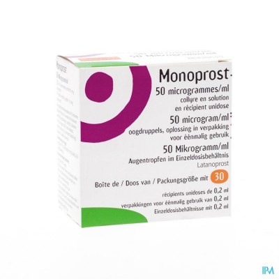 MONOPROST 0,005% COLLYRE 30 X 0,2 ML