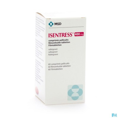 Isentress 400mg Omhulde Tabl 60