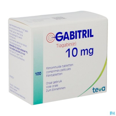 Gabitril Filmomh Tabl 100 X 10mg