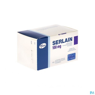 Serlain 100mg Filmomh Tabl 100 X 100mg