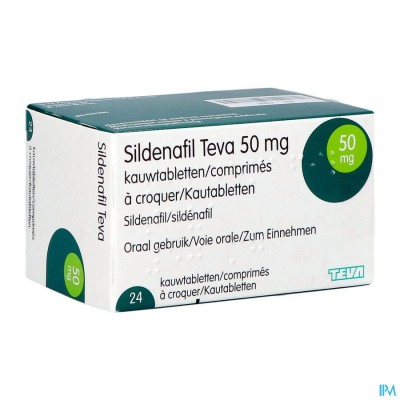 Sildenafil Teva 50mg Kauwtabletten 24x 50mg