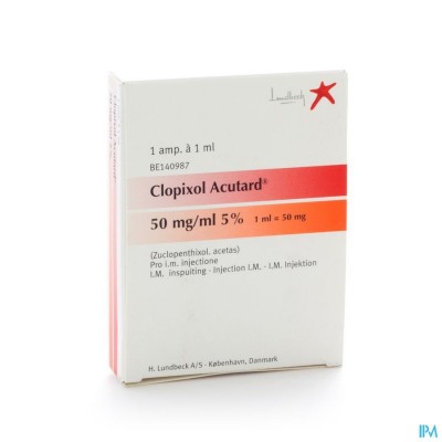 Clopixol Acutard Amp 1x1ml 50mg/ml