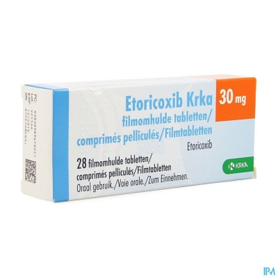 Etoricoxib Krka 30mg Filmomh Tabl 28 X 30mg