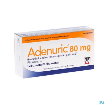 Adenuric 80mg Filmomh Tabl 28 X 80mg