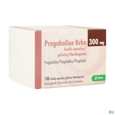 Pregabaline Krka 300mg Harde Caps 100 X300mg