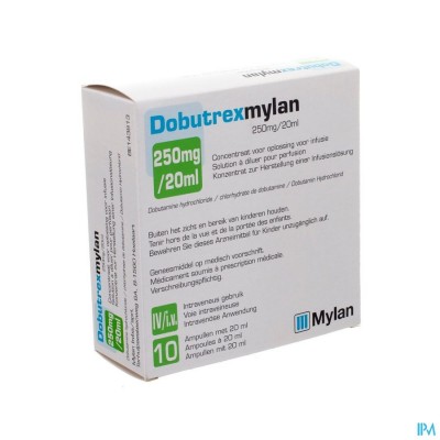 Dobutrex Mylan Inj 250mg/20ml 10 Flac