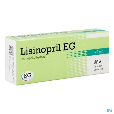Lisinopril EG          Tabl 28X20Mg