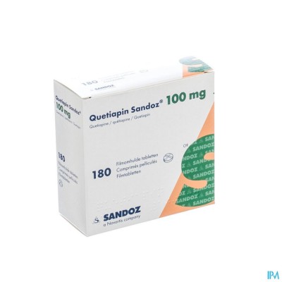 Quetiapin Sandoz Filmomh Tabl 180 X 100mg