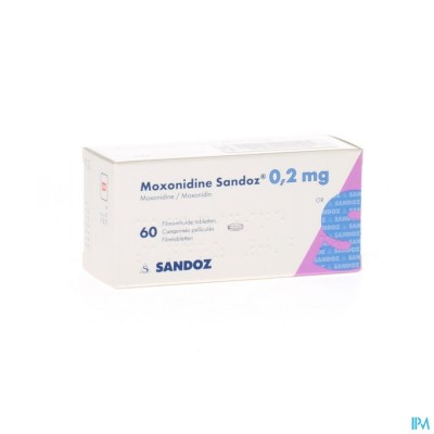 MOXONIDINE SANDOZ COMP 60 X 0,2 MG