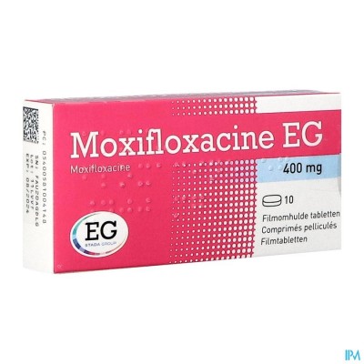 Moxifloxacin EG 400 Mg Filmomh Tabl 10