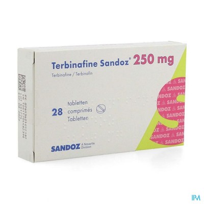 Terbinafine Sandoz Comp 28 X 250mg