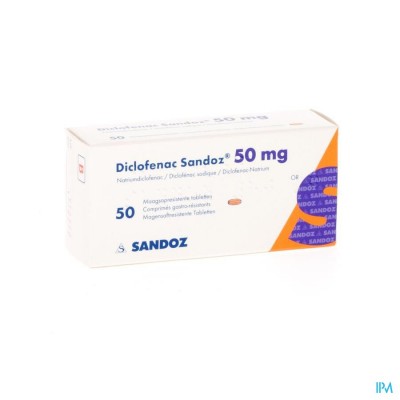 Diclofenac Sandoz 50mg Tabl 50x 50mg New Sandoz
